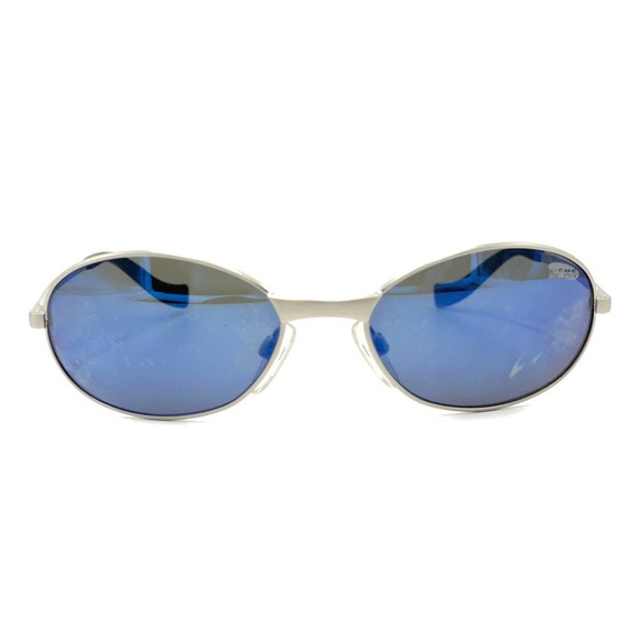 CEBE MC1500 0261 0831 Silver Metal Oval Wrap Sunglasses Designer Men Women - Picture 6 of 12